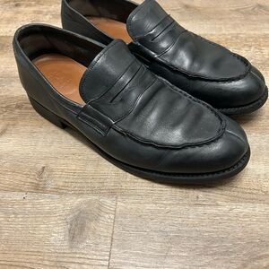Frye Men’s Size 10.5 Black Leather Slip On Classic Penny Loafers Shoes